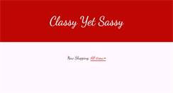 Desktop Screenshot of classyyetsassy.com