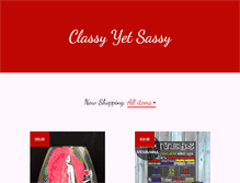 Tablet Screenshot of classyyetsassy.com